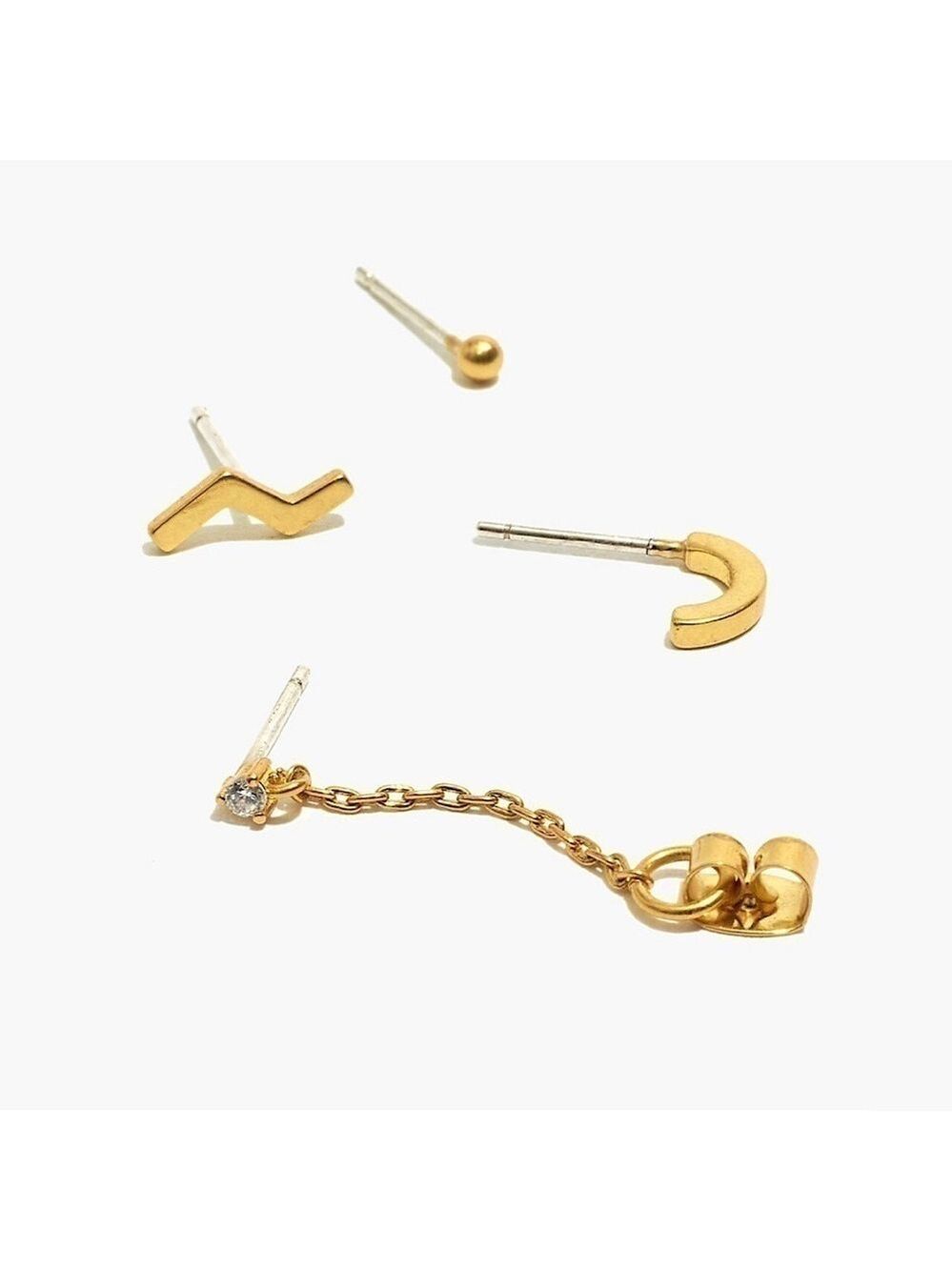 Madewell Zigzag Earring Set